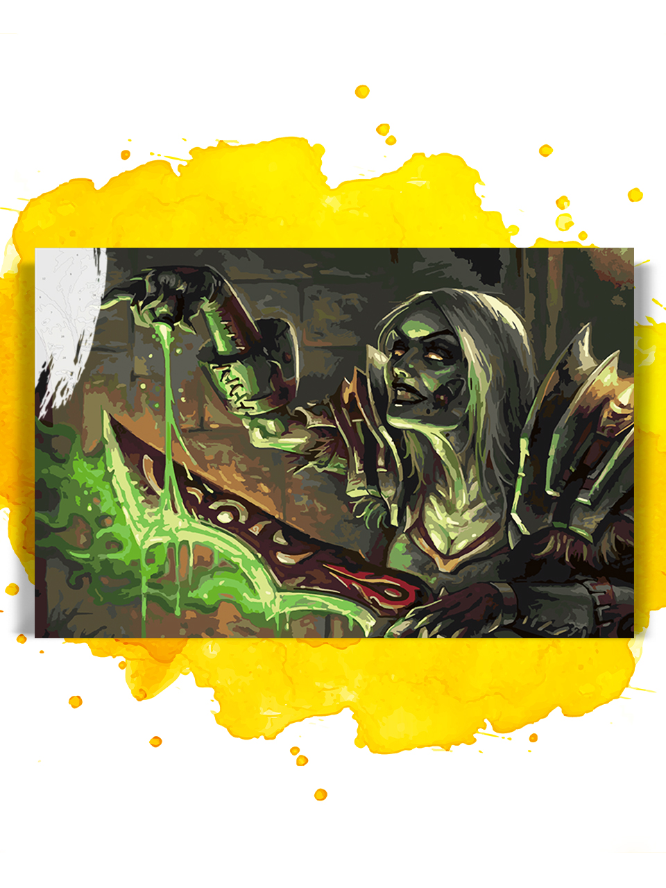 Картина по номерам на холсте WOW - Rogue poison