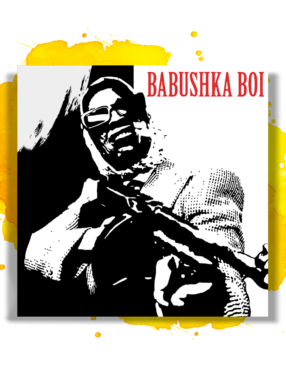 Картина по номерам на холсте Babushka Boi